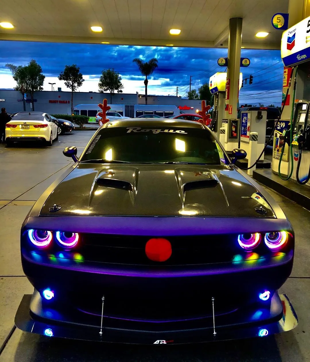 ORACLE Lighting 2008-2014 Dodge Challenger Dynamic ColorSHIFT Fog Light Halo Kit