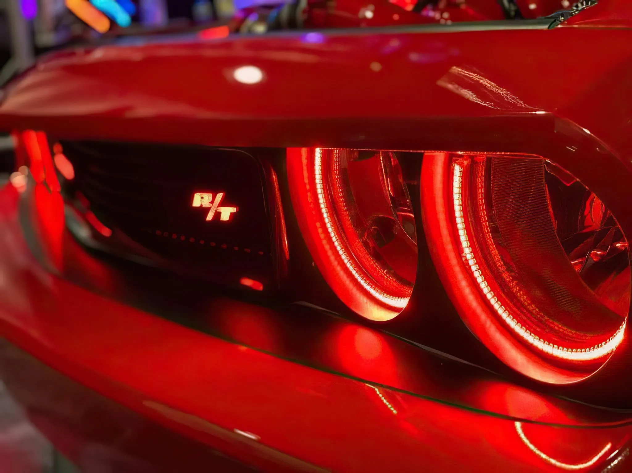 ORACLE Lighting 2008-2014 Dodge Challenger Dynamic ColorSHIFT Surface Mount Headlight & Fog Light Halo Kit - COMBO