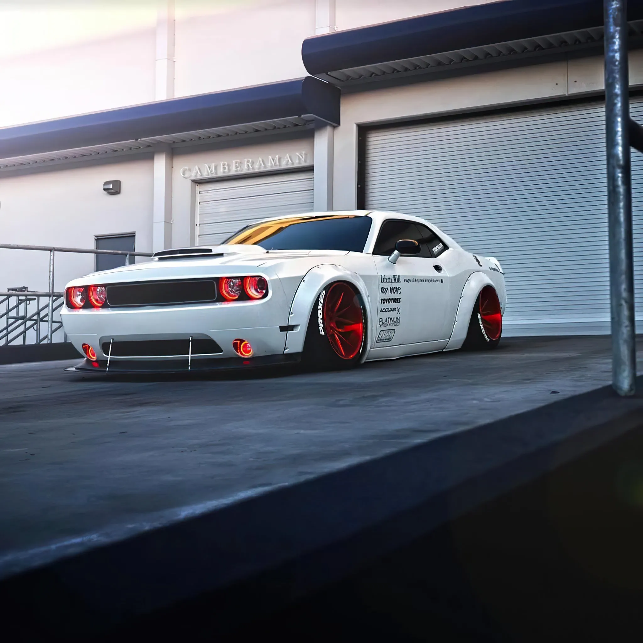 ORACLE Lighting 2008-2014 Dodge Challenger Dynamic ColorSHIFT Surface Mount Headlight & Fog Light Halo Kit - COMBO