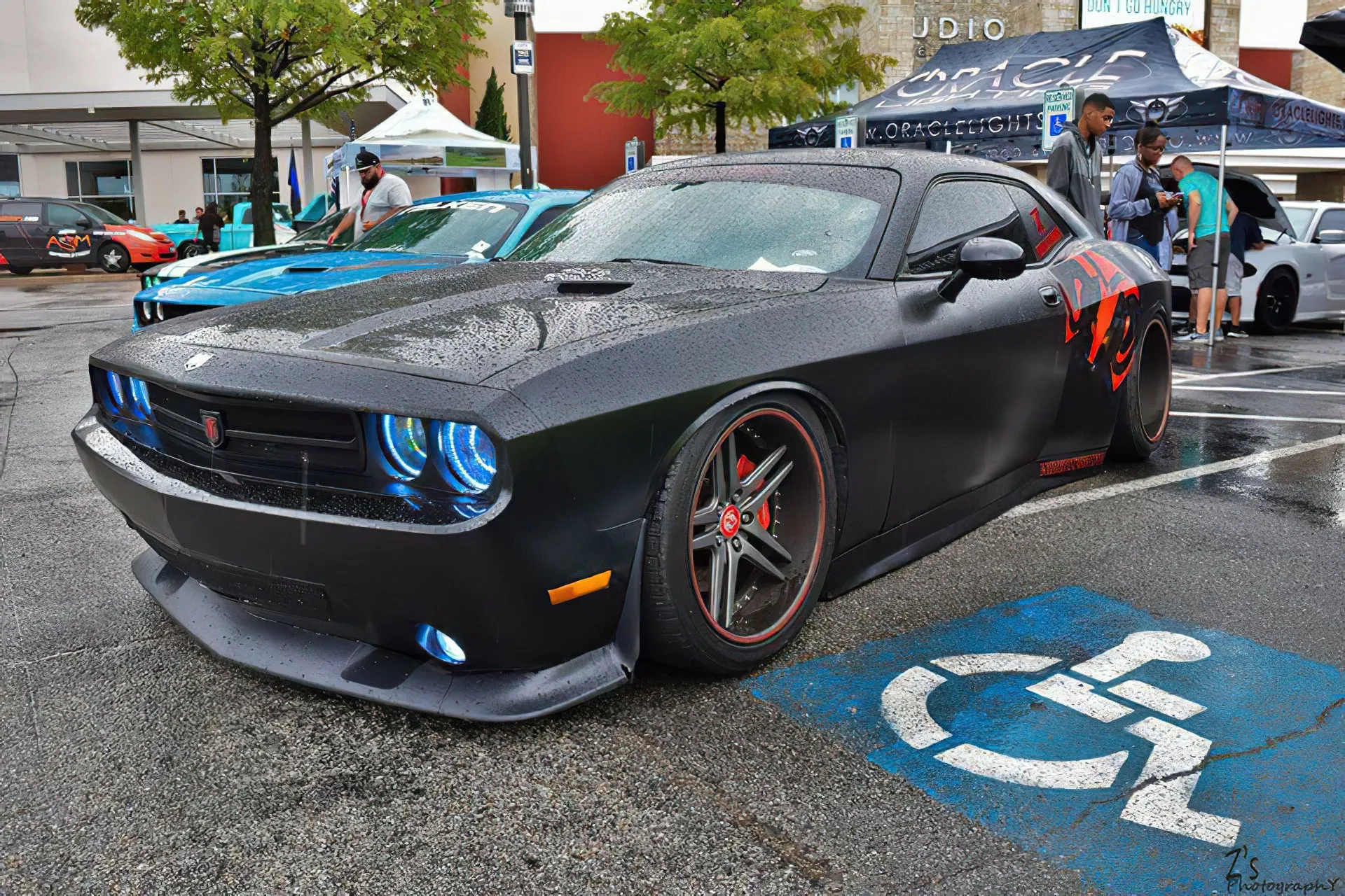 ORACLE Lighting 2008-2014 Dodge Challenger Dynamic ColorSHIFT Surface Mount Headlight & Fog Light Halo Kit - COMBO