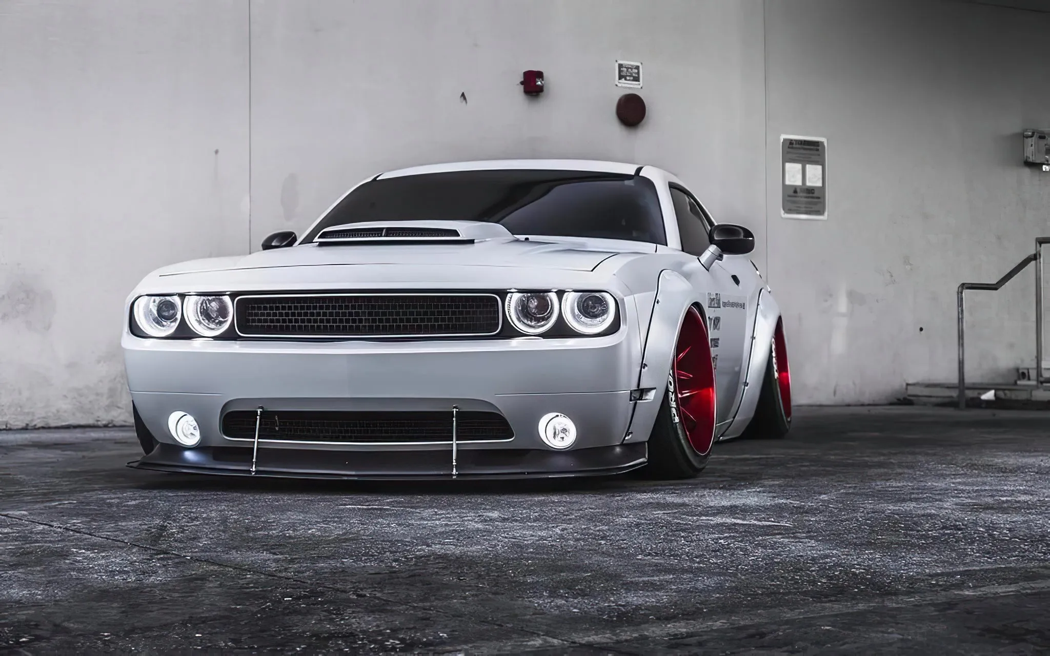 ORACLE Lighting 2008-2014 Dodge Challenger Dynamic ColorSHIFT Surface Mount Headlight & Fog Light Halo Kit - COMBO