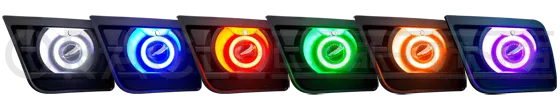 ORACLE Lighting 2013-2016 Dodge Dart LED Surface Mount Projector Fog Halo Kit