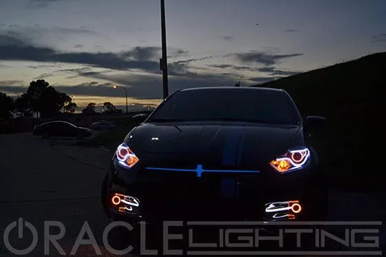 ORACLE Lighting 2013-2016 Dodge Dart LED Surface Mount Projector Fog Halo Kit