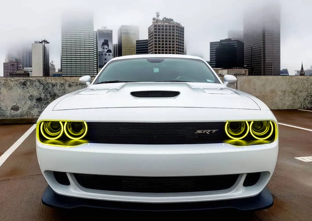 ORACLE Lighting 2015-2023 Dodge Challenger LED Surface Mount Headlight Halo Kit