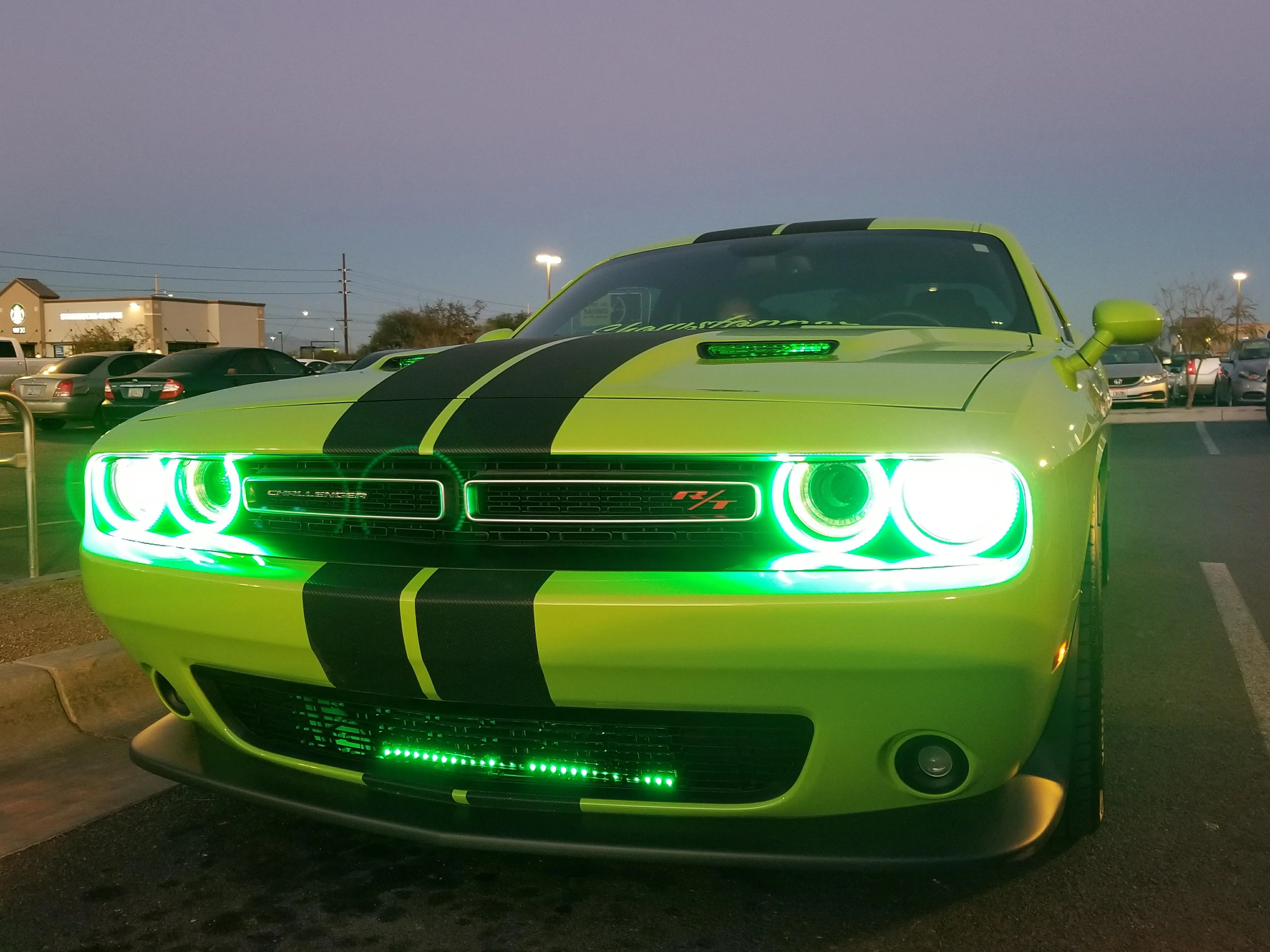 ORACLE Lighting 2015-2023 Dodge Challenger LED Surface Mount Headlight Halo Kit
