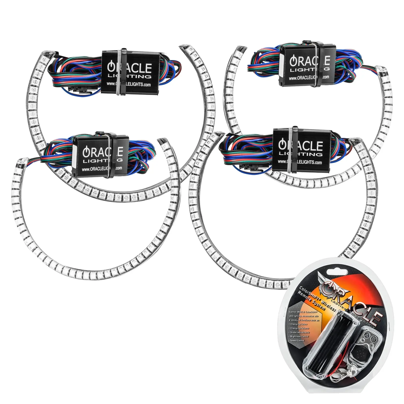 ORACLE Lighting 2015-2023 Dodge Challenger LED Surface Mount Headlight Halo Kit