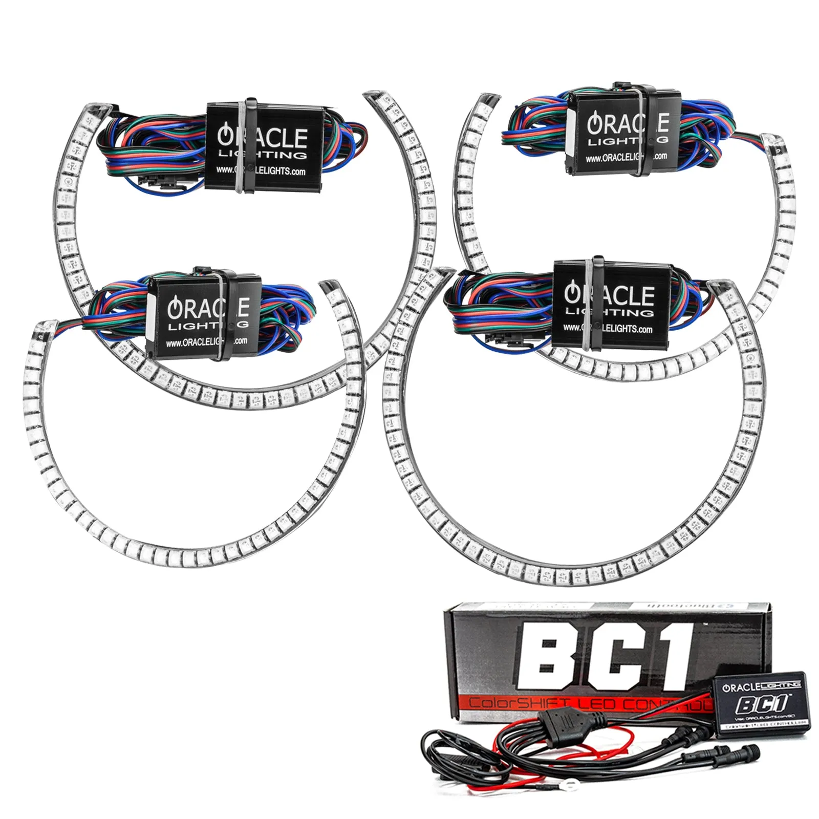 ORACLE Lighting 2015-2023 Dodge Challenger LED Surface Mount Headlight Halo Kit