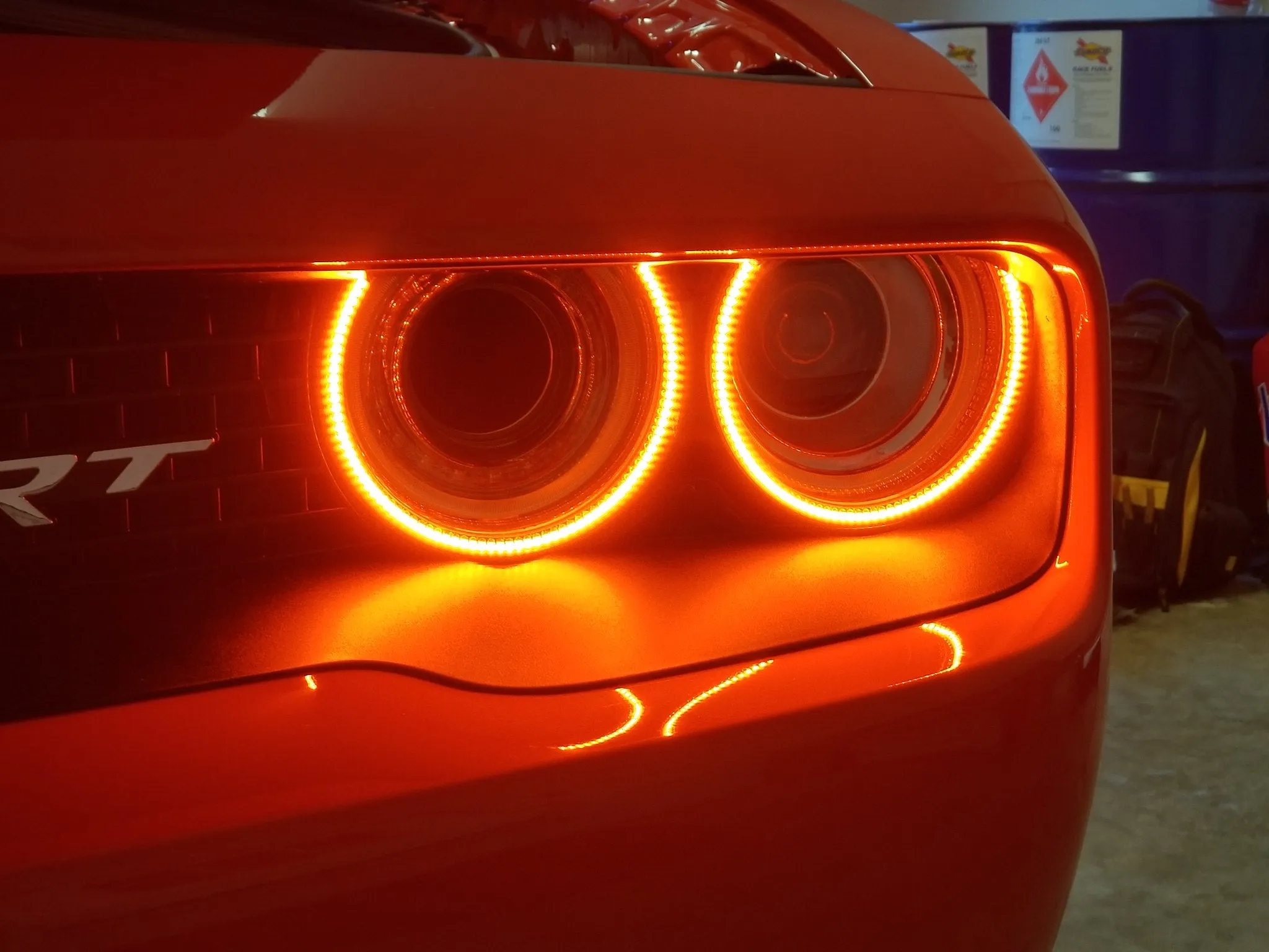 ORACLE Lighting 2015-2023 Dodge Challenger LED Surface Mount Headlight Halo Kit