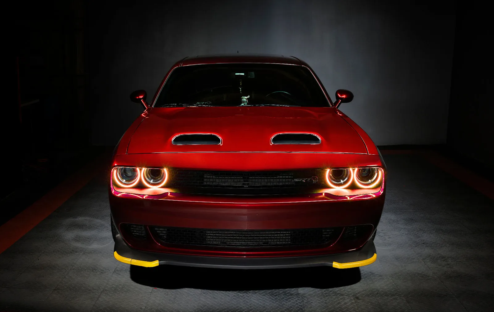 ORACLE Lighting 2015-2023 Dodge Challenger LED Surface Mount Headlight Halo Kit