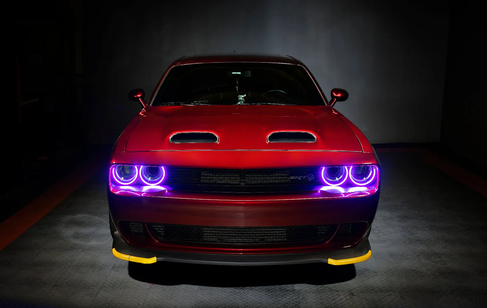 ORACLE Lighting 2015-2023 Dodge Challenger LED Surface Mount Headlight Halo Kit