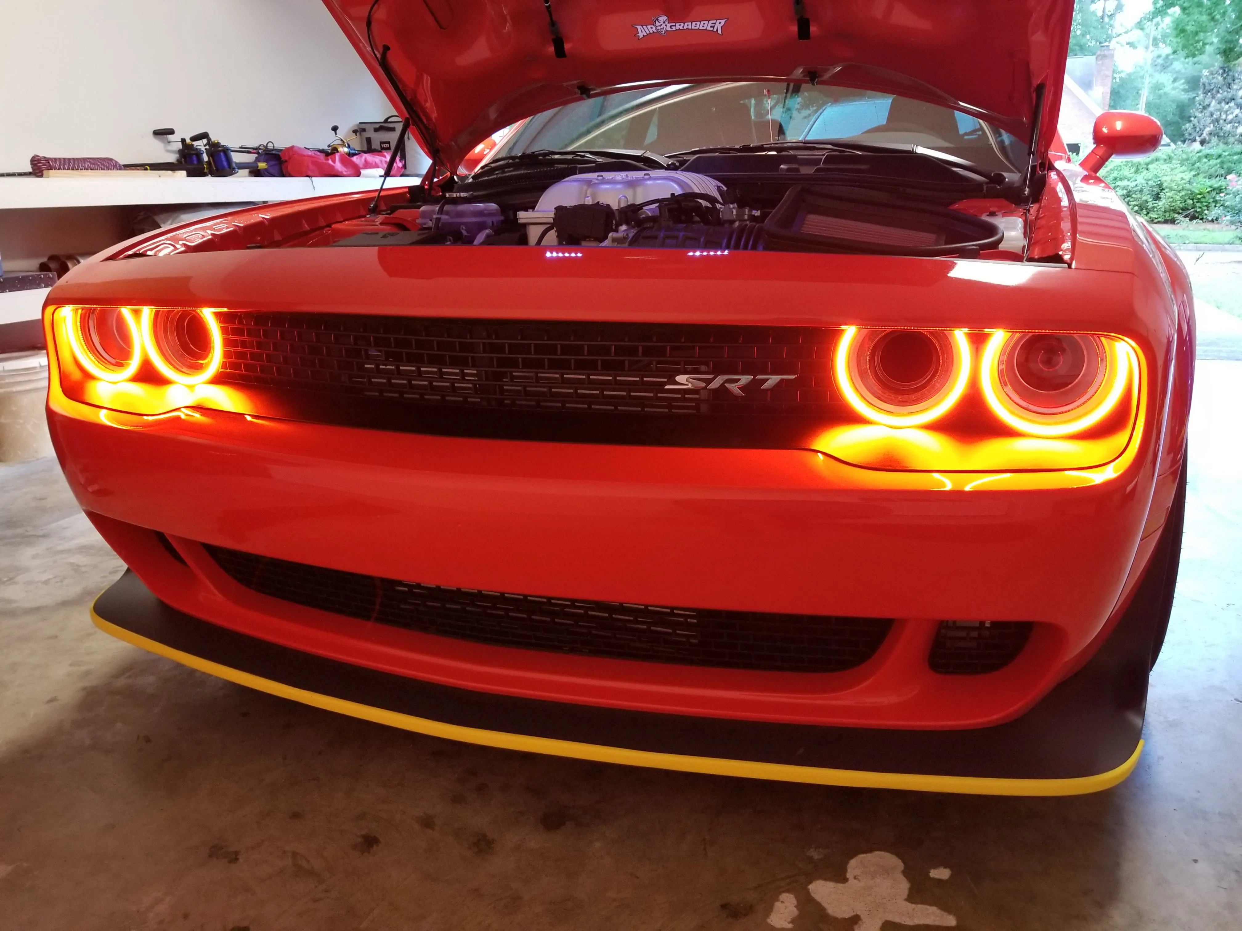 ORACLE Lighting 2015-2023 Dodge Challenger LED Surface Mount Headlight Halo Kit