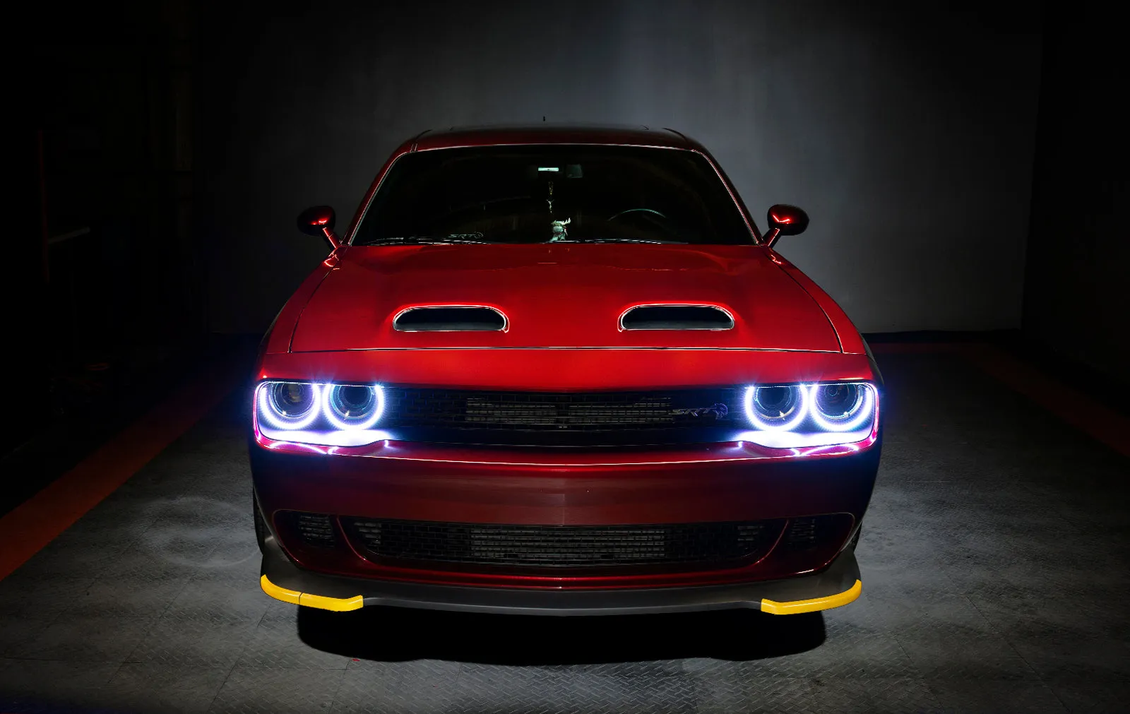 ORACLE Lighting 2015-2023 Dodge Challenger LED Surface Mount Headlight Halo Kit