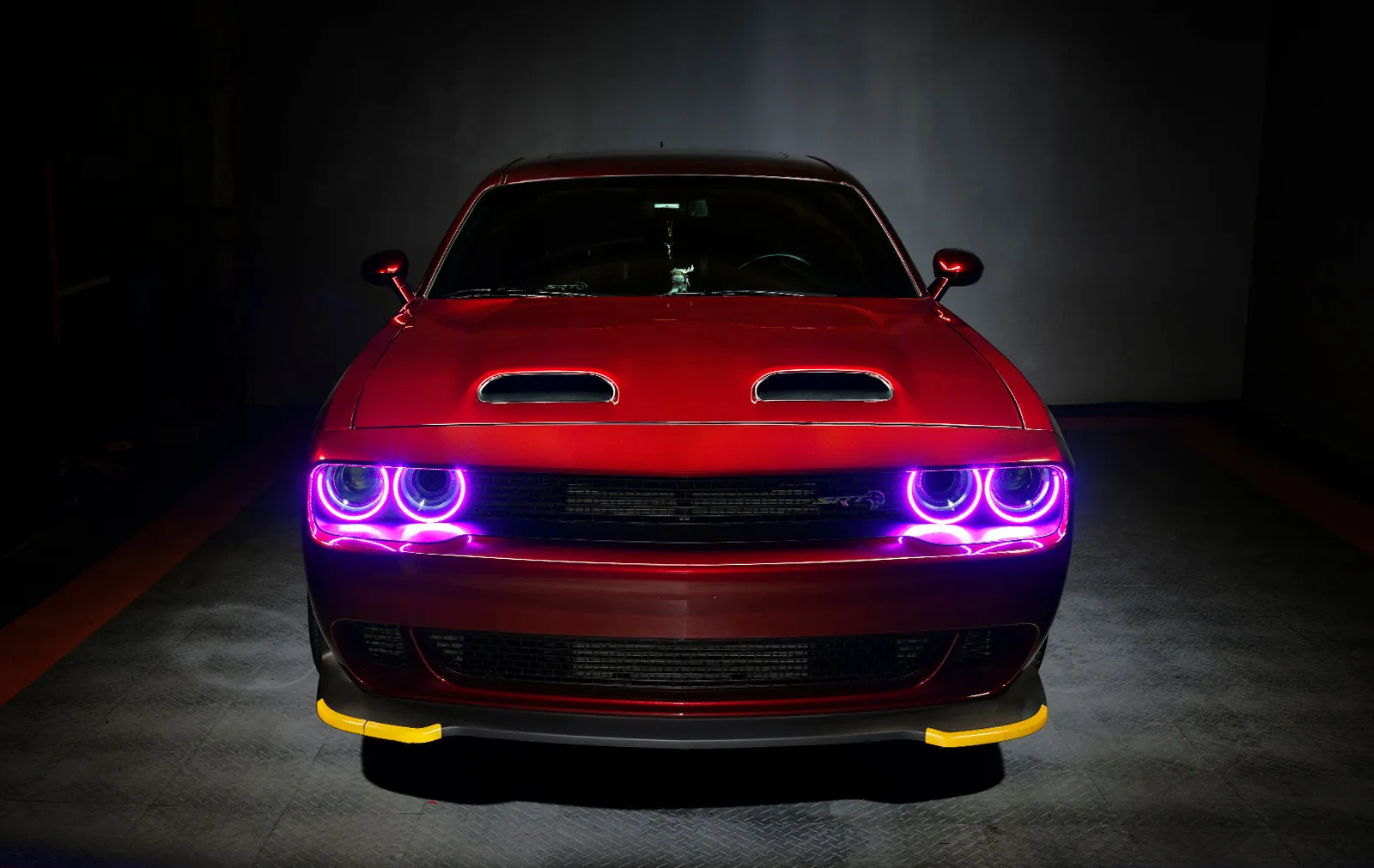 ORACLE Lighting 2015-2023 Dodge Challenger LED Surface Mount Headlight Halo Kit