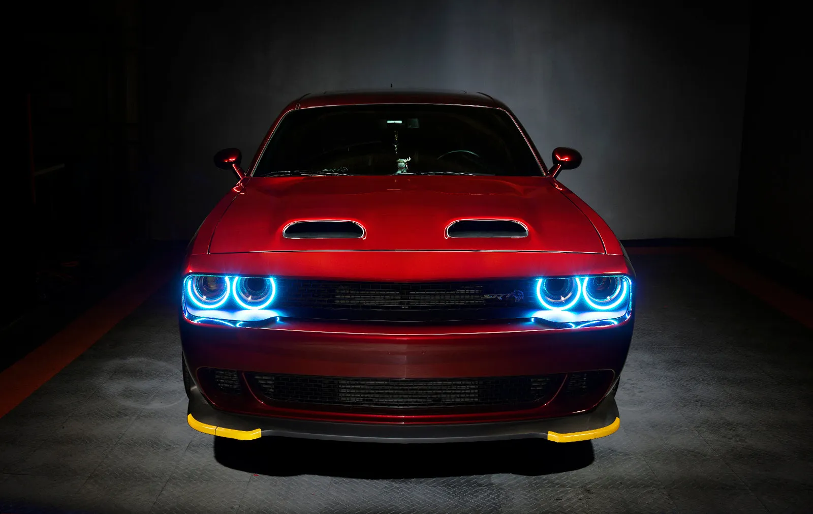 ORACLE Lighting 2015-2023 Dodge Challenger LED Surface Mount Headlight Halo Kit