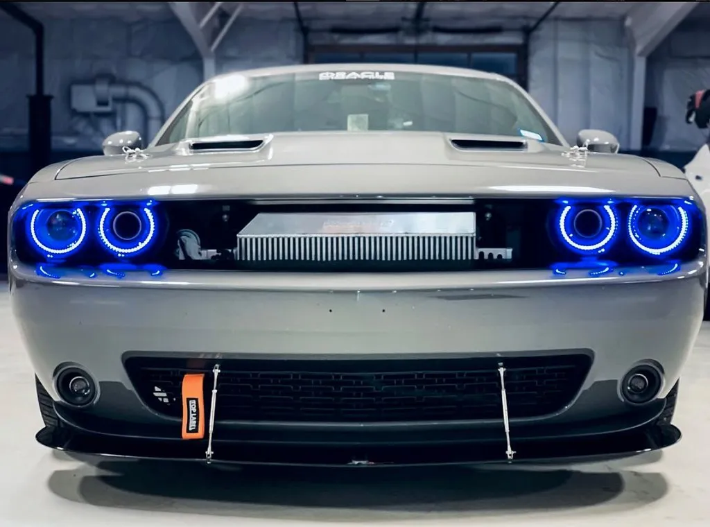 ORACLE Lighting 2015-2023 Dodge Challenger LED Surface Mount Headlight Halo Kit