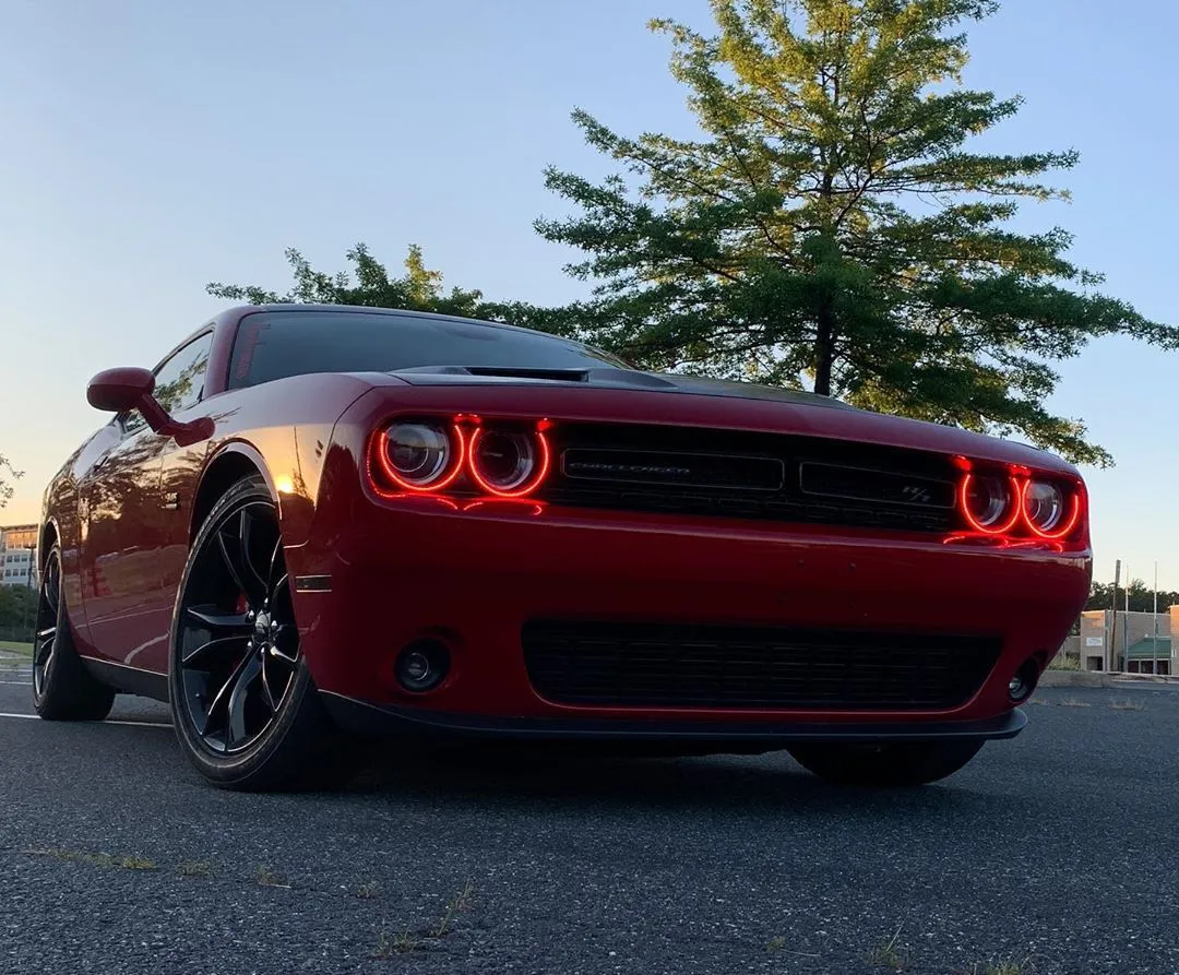 ORACLE Lighting 2015-2023 Dodge Challenger LED Surface Mount Headlight Halo Kit