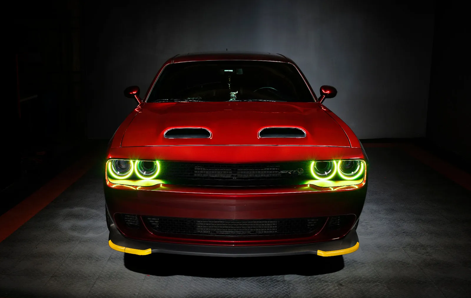 ORACLE Lighting 2015-2023 Dodge Challenger LED Surface Mount Headlight Halo Kit