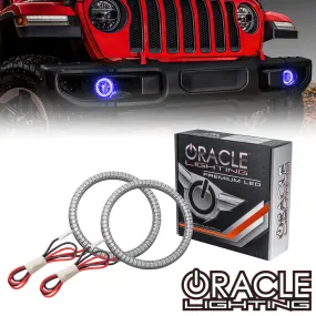 ORACLE Lighting 2018-2024 Jeep Wrangler JL LED Surface Mount Fog Light Halo Kit