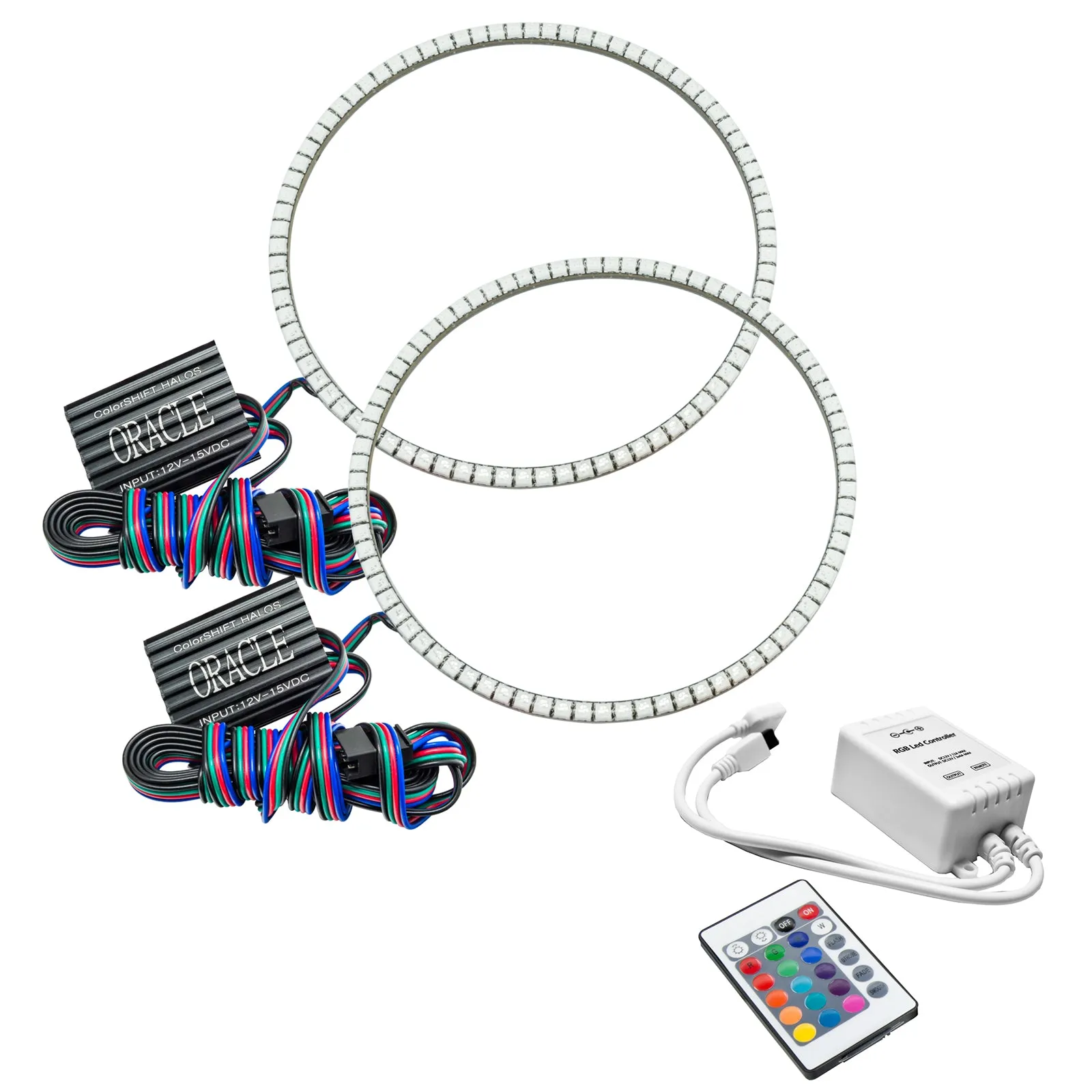 ORACLE Lighting 2020-2024 Jeep Gladiator JT LED Headlight Surface Mount Halo Kit