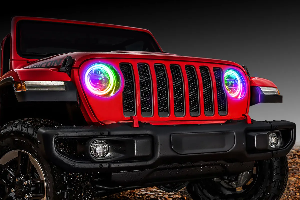 ORACLE Lighting 2020-2024 Jeep Gladiator JT LED Headlight Surface Mount Halo Kit