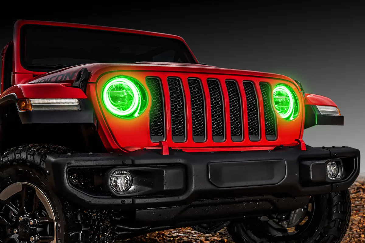 ORACLE Lighting 2020-2024 Jeep Gladiator JT LED Headlight Surface Mount Halo Kit