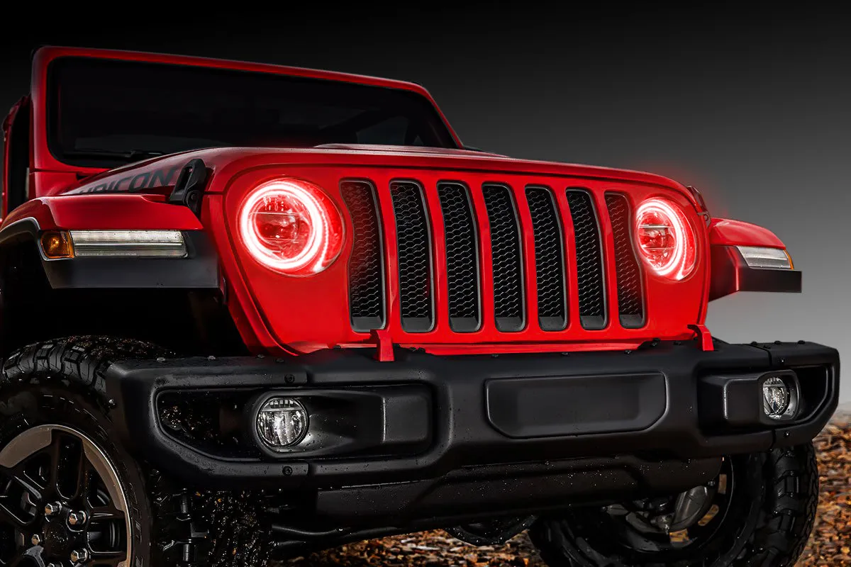 ORACLE Lighting 2020-2024 Jeep Gladiator JT LED Headlight Surface Mount Halo Kit