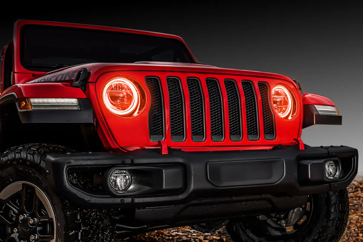 ORACLE Lighting 2020-2024 Jeep Gladiator JT LED Headlight Surface Mount Halo Kit