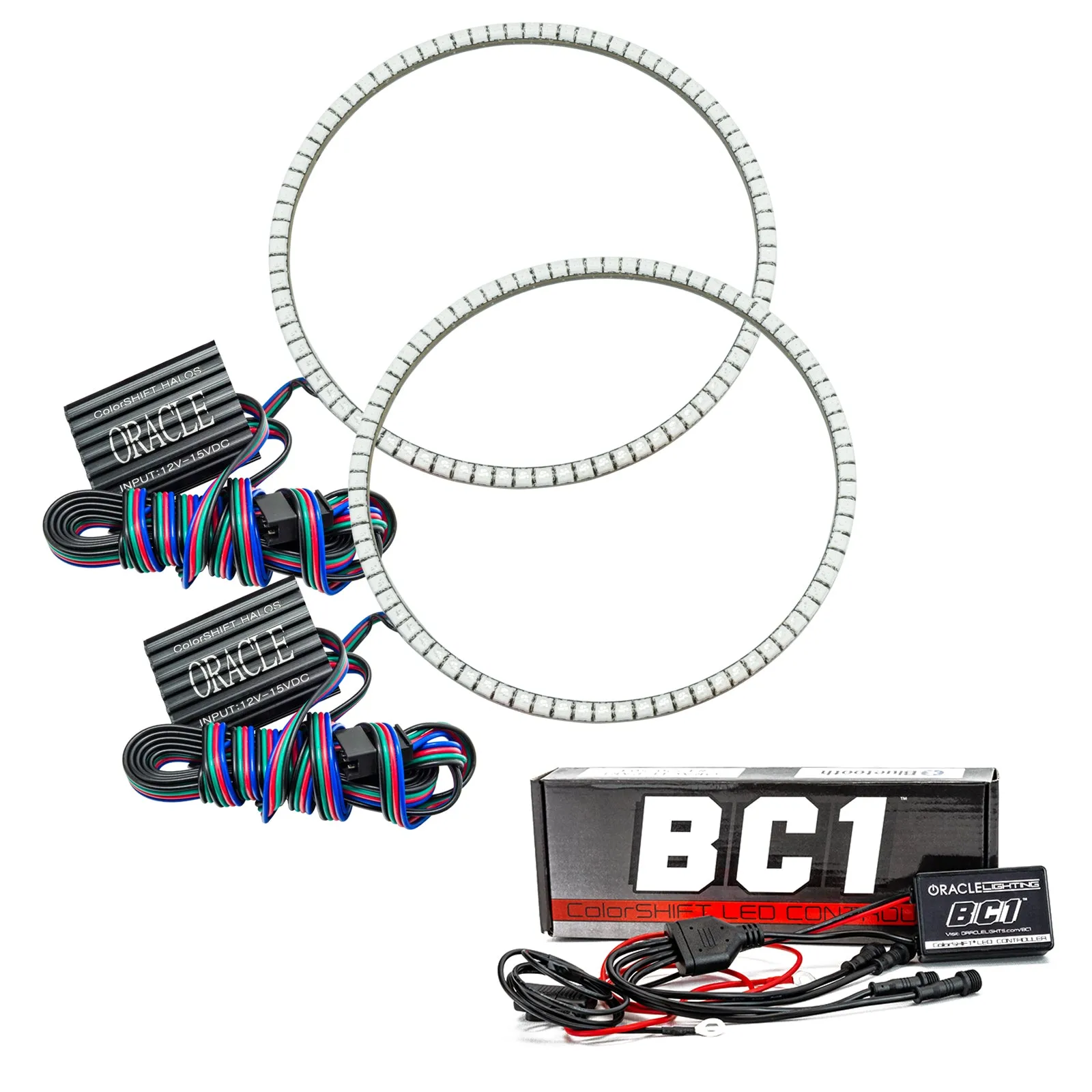 ORACLE Lighting 2020-2024 Jeep Gladiator JT LED Headlight Surface Mount Halo Kit