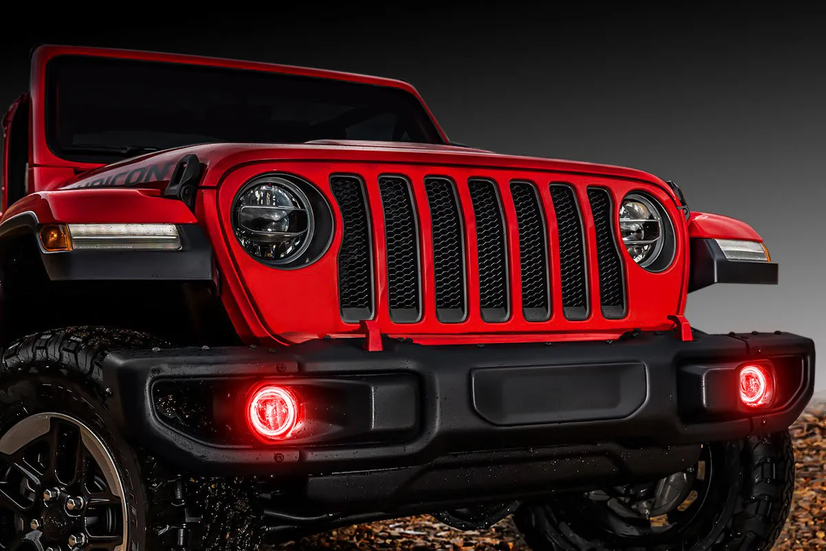 ORACLE Lighting 2020-2024 Jeep Gladiator JT LED Surface Mount Fog Light Halo Kit