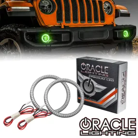 ORACLE Lighting 2020-2024 Jeep Gladiator JT LED Surface Mount Fog Light Halo Kit