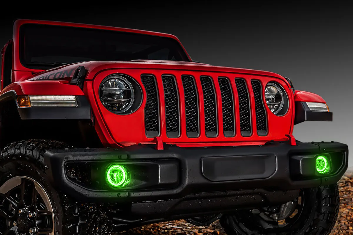 ORACLE Lighting 2020-2024 Jeep Gladiator JT LED Surface Mount Fog Light Halo Kit