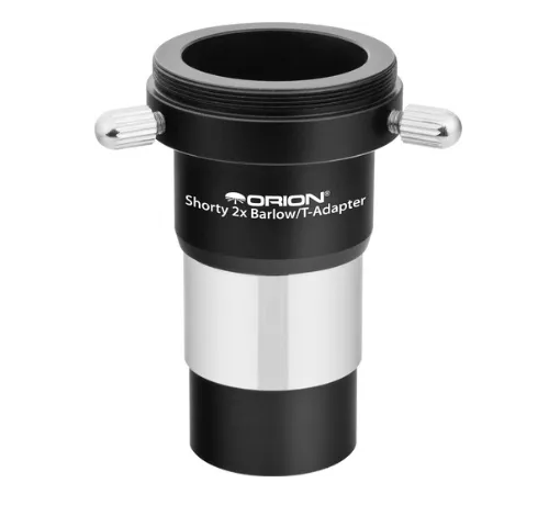 Orion Shorty 2x Barlow Lens and Camera T-Adapter - 1.25-inch
