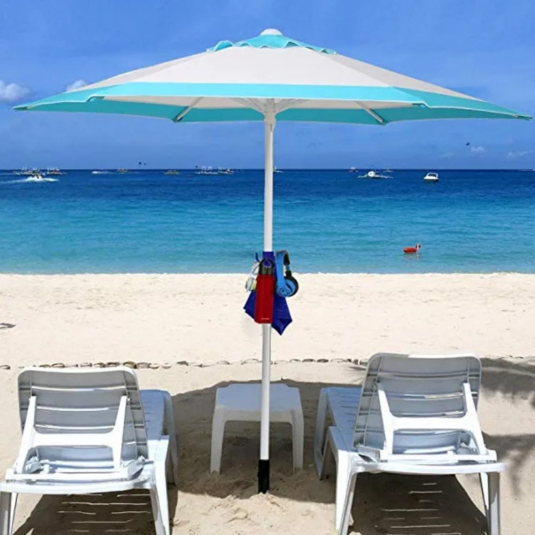 Outdoor Beach Umbrella Hook Nail Four Legs Hooks Garden Umbrella Plastic Four Prongs Hanger(Blue)