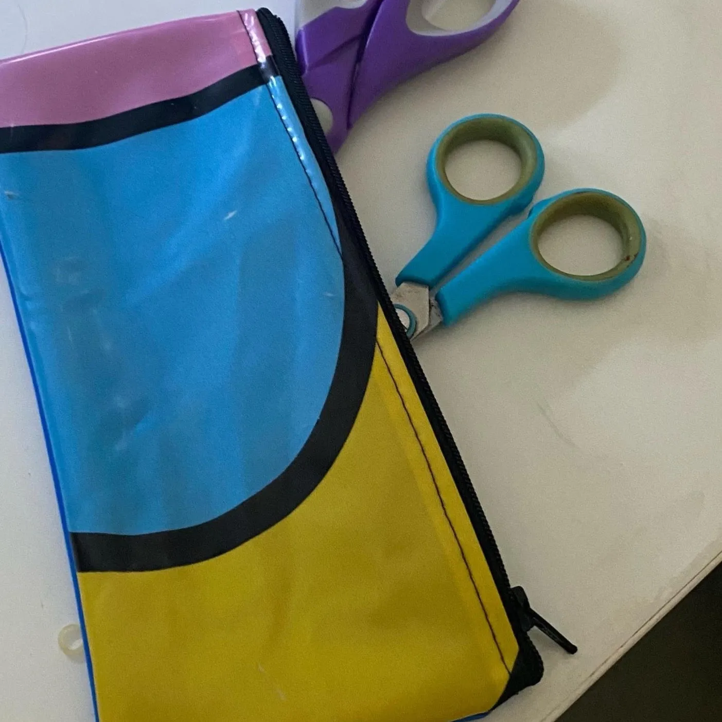 Pencil Case or Zippered pouch  - ex inflatables - variety of colours