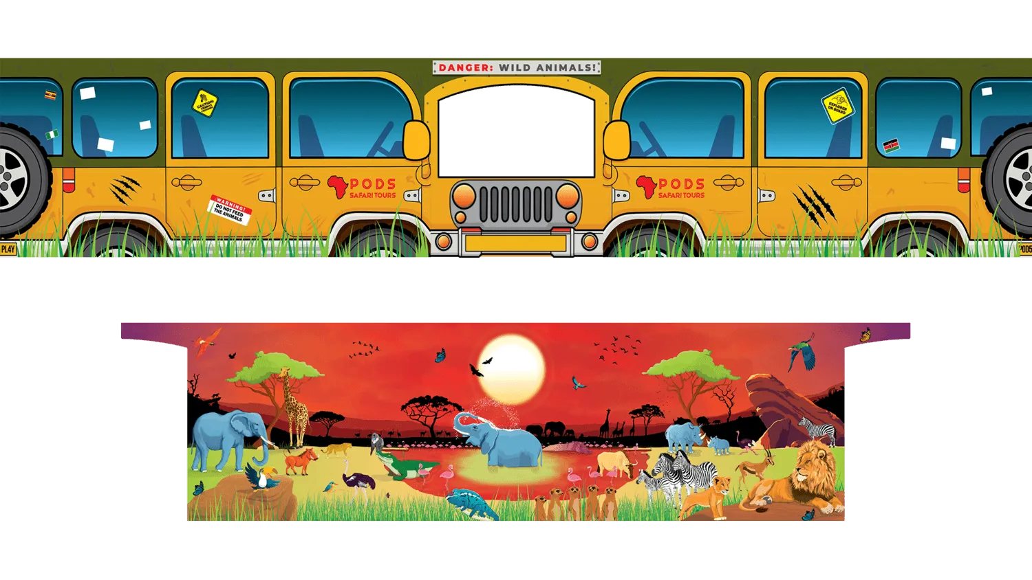 PODSmini Sunset Savanna Safari