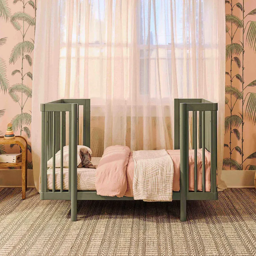 Pogo 8-in-1 Convertible Crib with All-Stages Conversion Kits | Olive