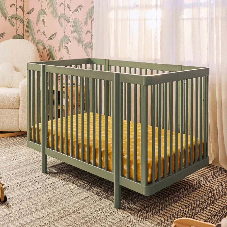 Pogo 8-in-1 Convertible Crib with All-Stages Conversion Kits | Olive