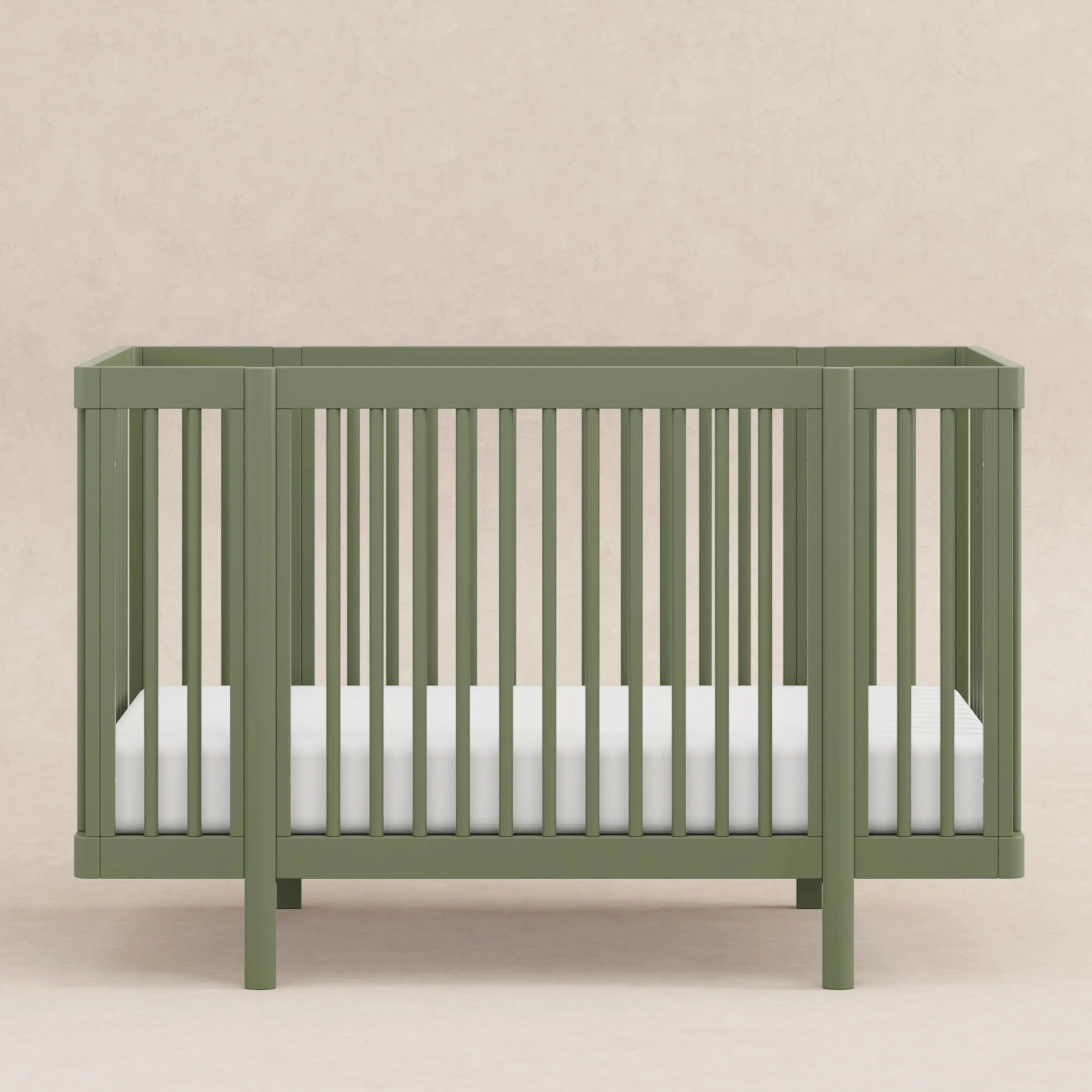 Pogo 8-in-1 Convertible Crib with All-Stages Conversion Kits | Olive