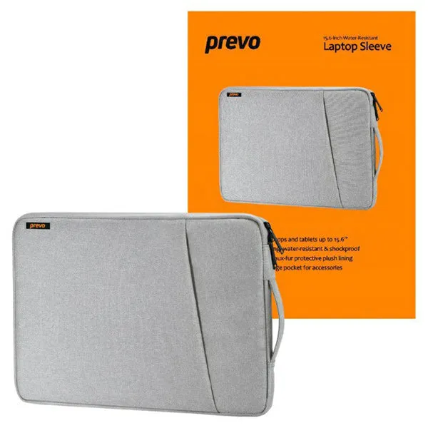 Prevo 15.6" Laptop Sleeve - Light Grey | 148435