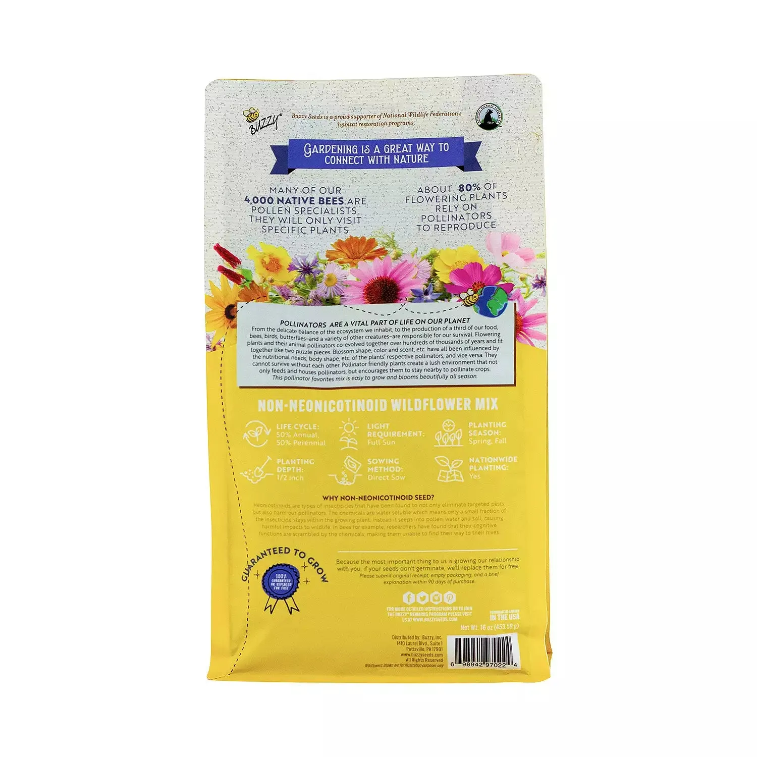 Protect The Pollinators Wildflower Seeds