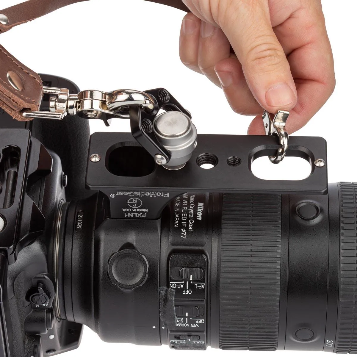 PXLN1 Nikon Replacement Lens Foot | 500mm PF ED VR & 70-200mm f2.8 VRI & VRII with QD Strap Port
