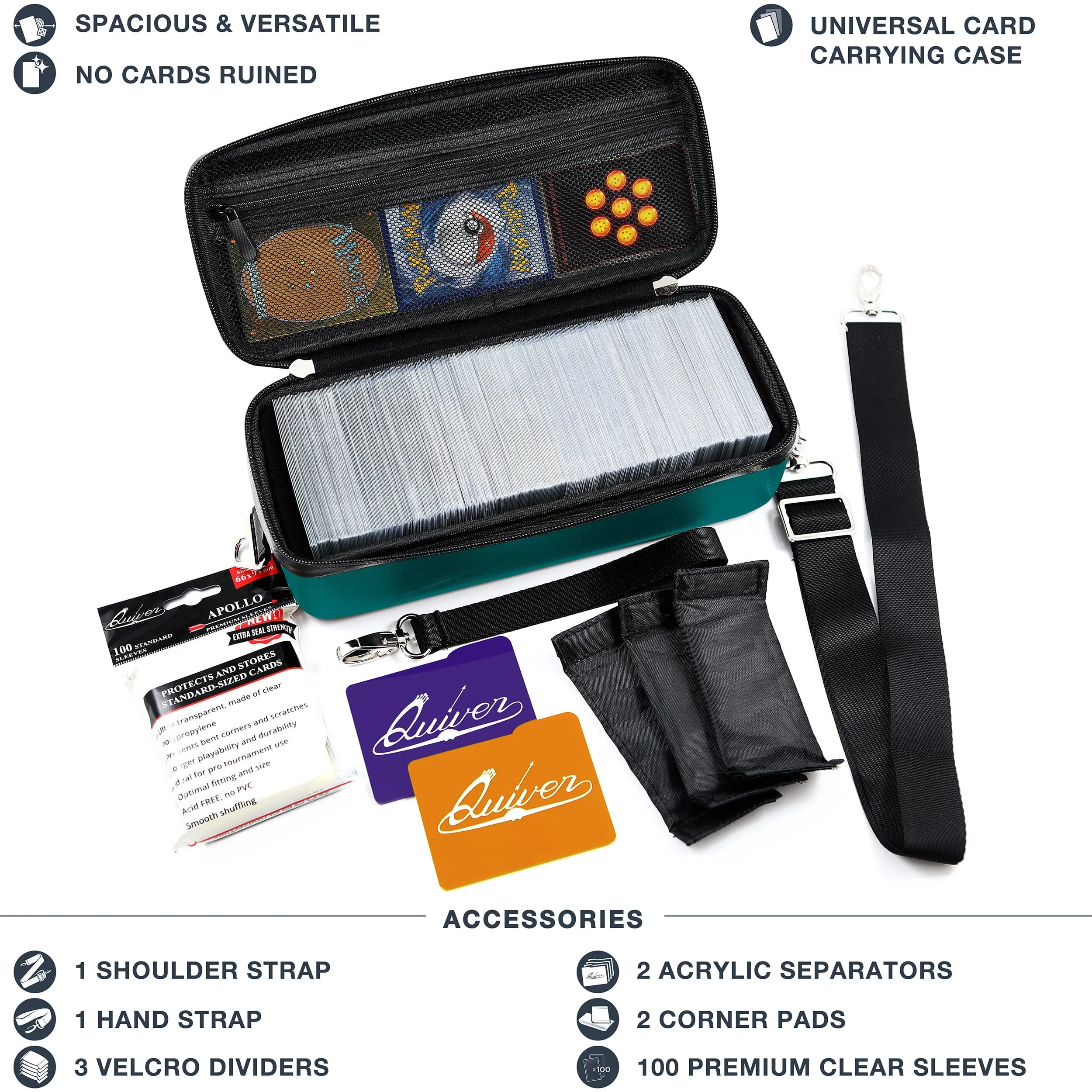Quiver Time - Bolt Card Case (Teal)