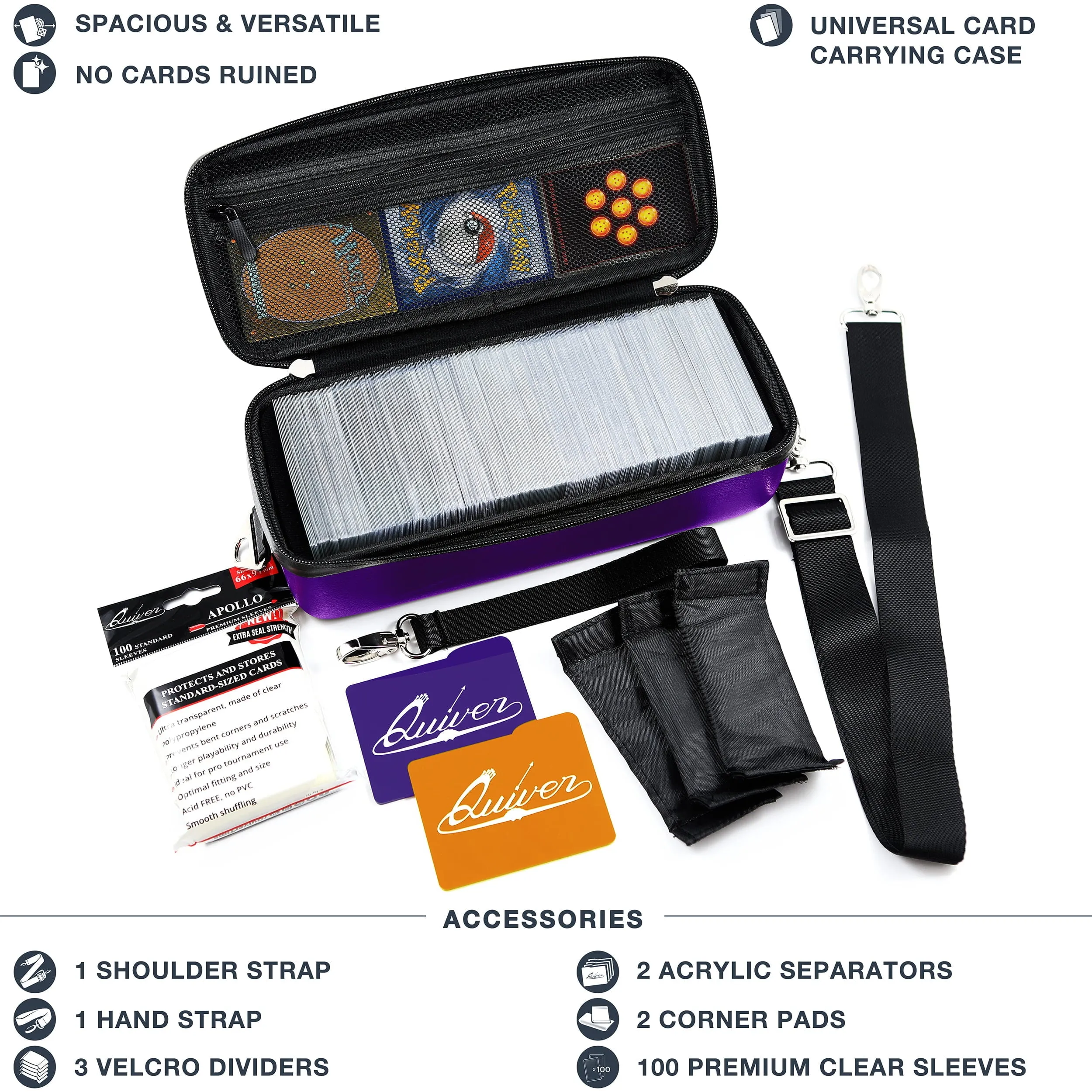 Quiver Time - Bolt Card Case (Violet)