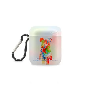 Rainbow Color Splash Bear AirPods Case