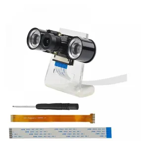 Raspberry pi 4B/3B /Zero/WH Infrared Focus Adjustable Night Vision Camera with Bracket and Screwdriver