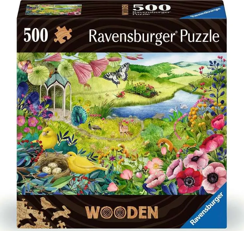 Ravensburger Wooden Nature Garden 500 Piece Puzzle