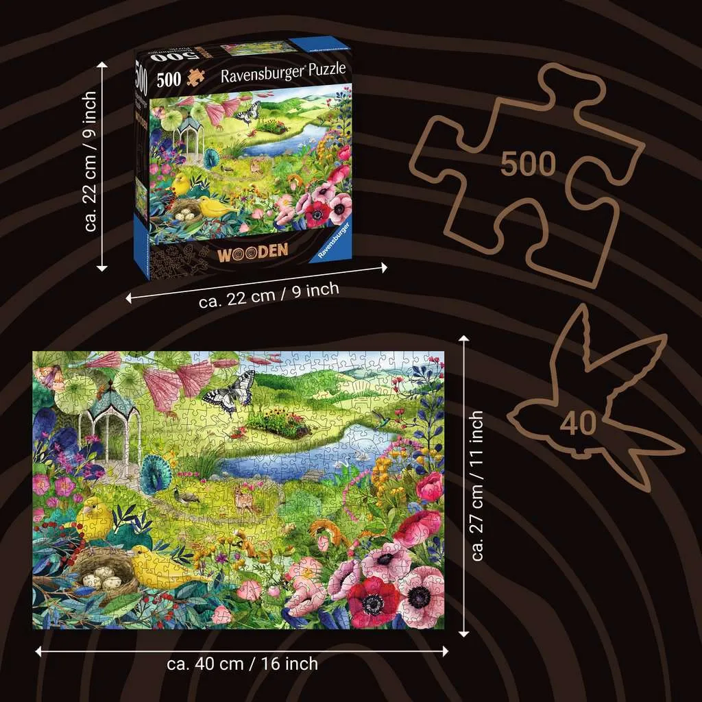 Ravensburger Wooden Nature Garden 500 Piece Puzzle