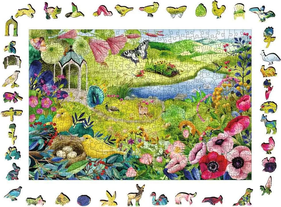 Ravensburger Wooden Nature Garden 500 Piece Puzzle