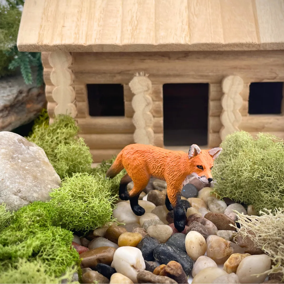 Red Fox Kit Toy Animal Figure
