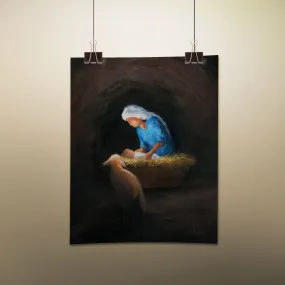 Rejoice! Fine Art Print: Entering the Manger